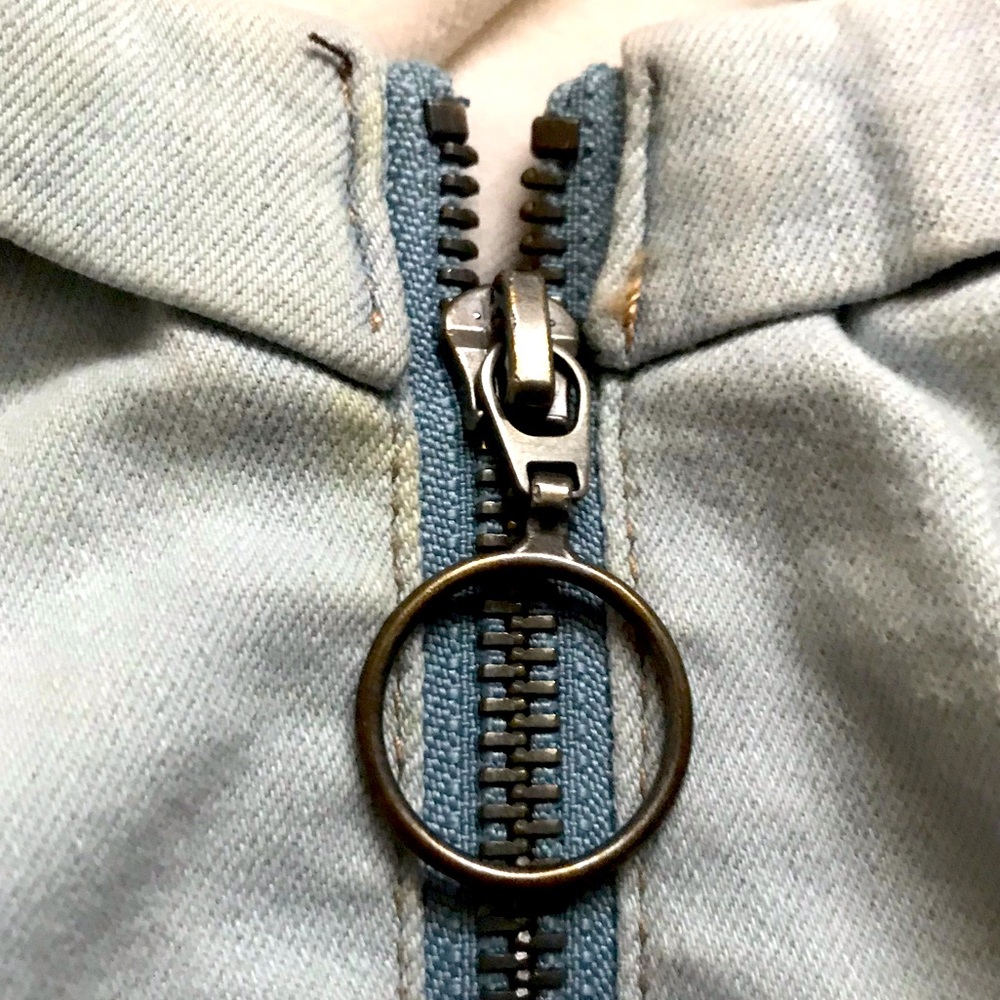 80s vintage denim top